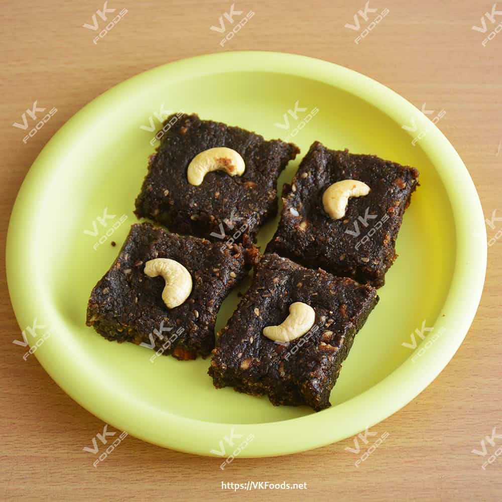Healthy Ragi Coconut Barfi