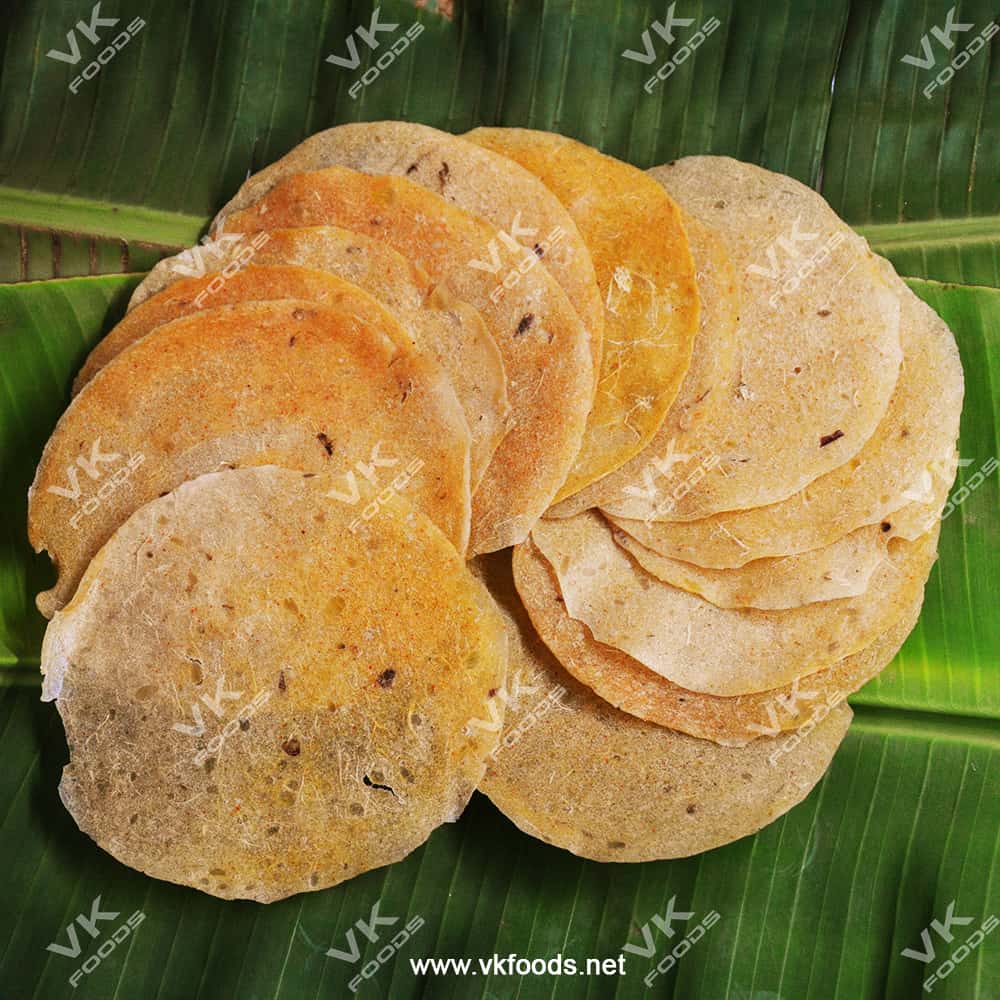 Spicy Sweet Potato Papad